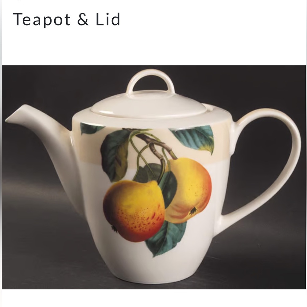 Fruit de Saison by Queen’s ceramic teapot